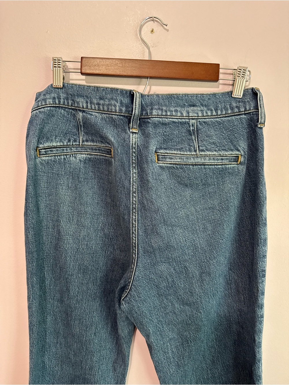 J. Crew Re-96 Vintage Wash Patch Pocket Flare Jeans Size 30 (US 10) NWT - Picture 4 of 7